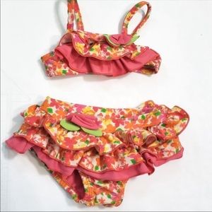 Circo,ruffled skirt bikini swimwear.Size 18M.